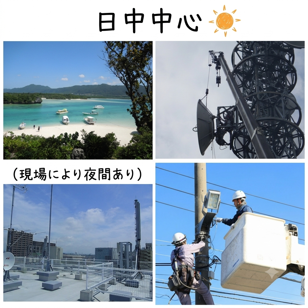 日勤中心で無理なく安心して働ける環境